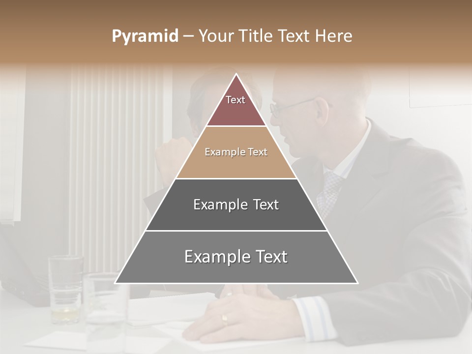 Businessmen Solve Dispute PowerPoint Template