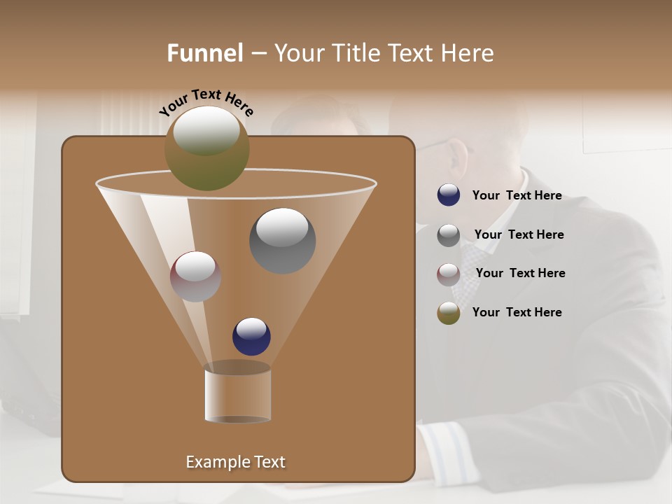 Businessmen Solve Dispute PowerPoint Template