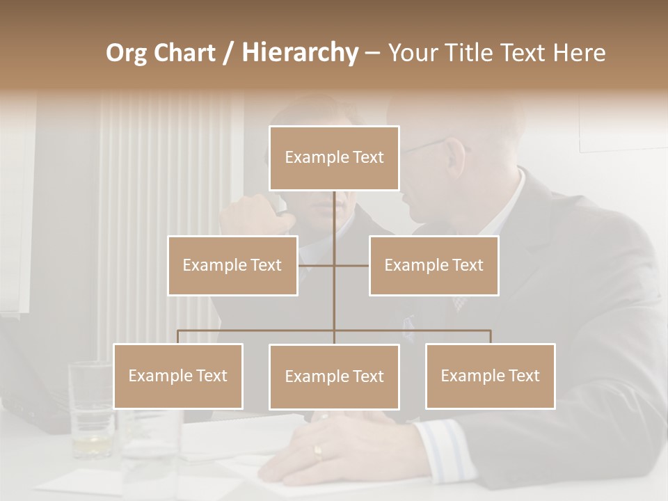 Businessmen Solve Dispute PowerPoint Template