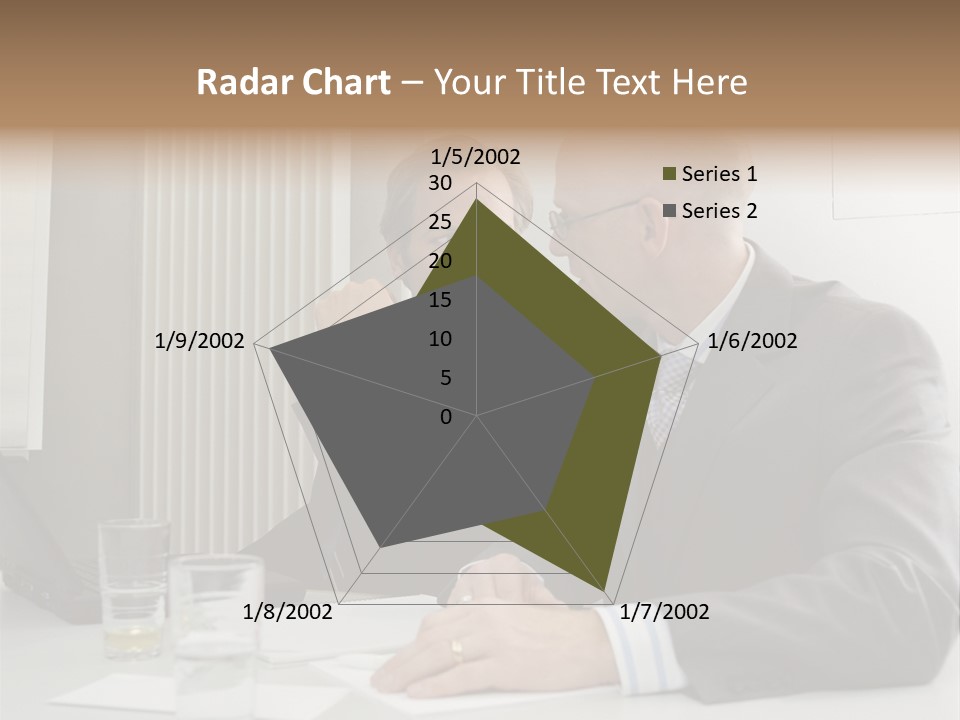 Businessmen Solve Dispute PowerPoint Template
