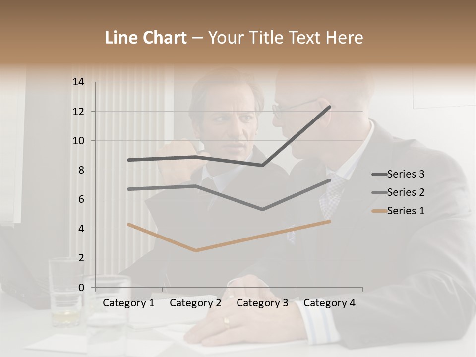 Businessmen Solve Dispute PowerPoint Template