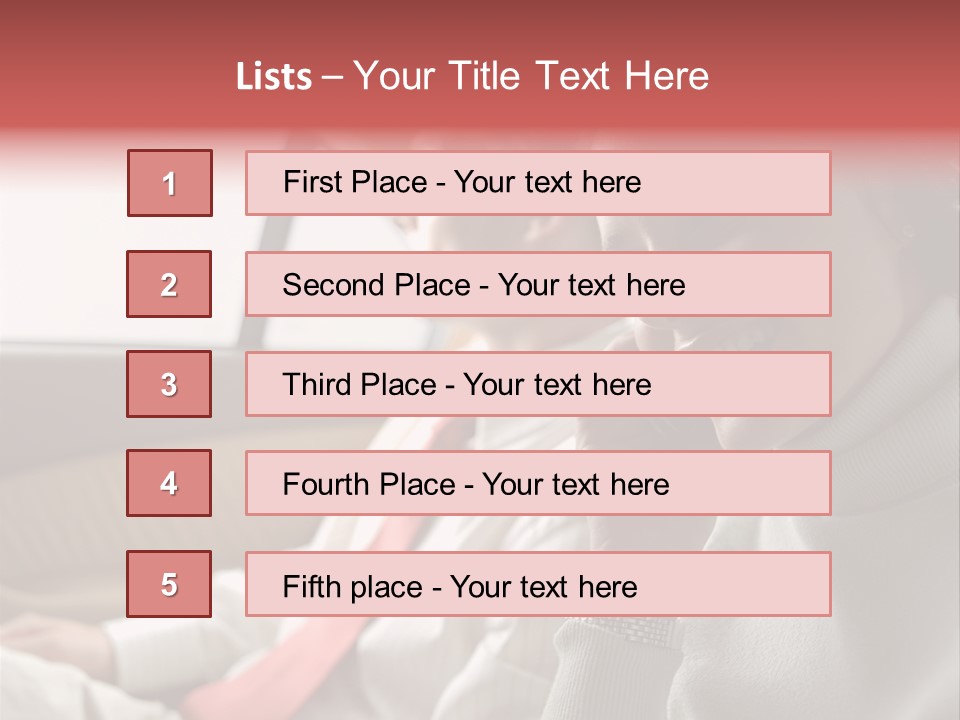 Business People In A Taxi PowerPoint Template