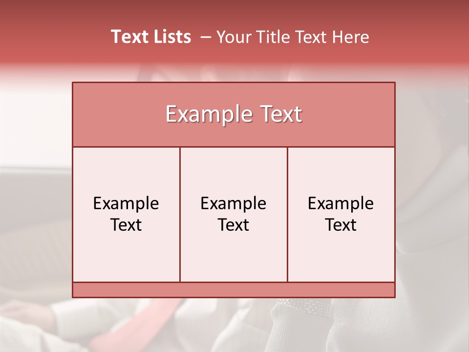 Business People In A Taxi PowerPoint Template