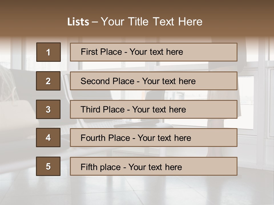 Business People In A Taxi PowerPoint Template