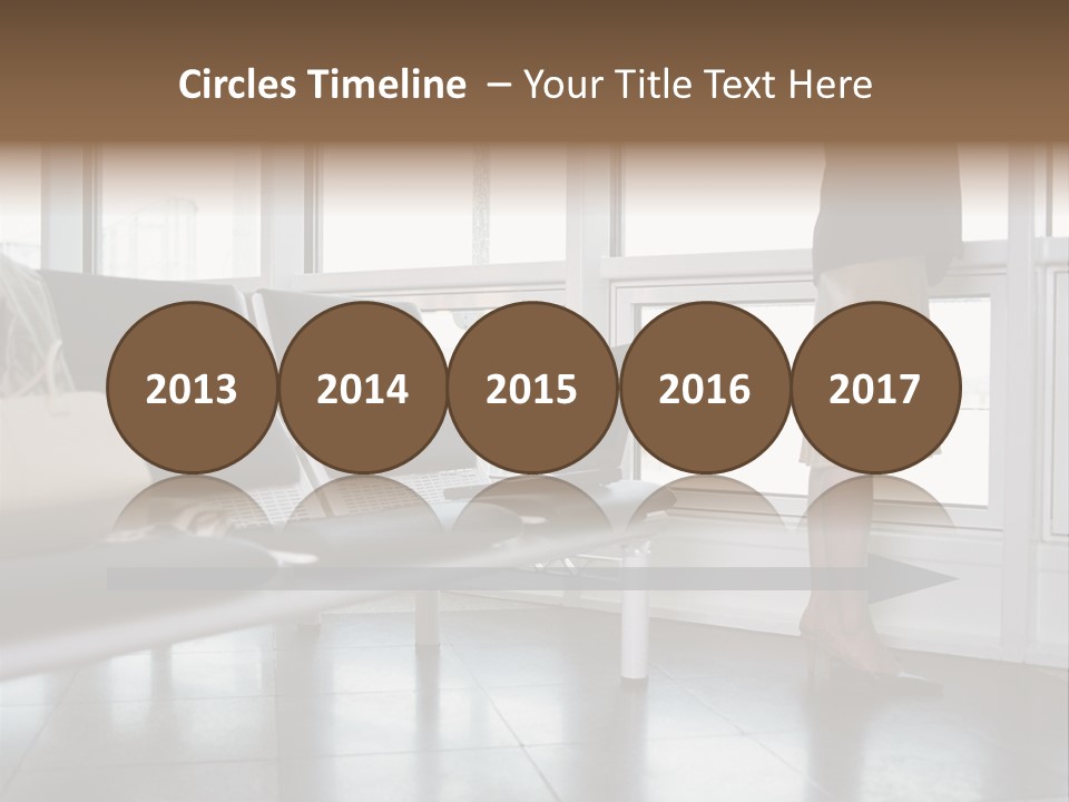 Business People In A Taxi PowerPoint Template