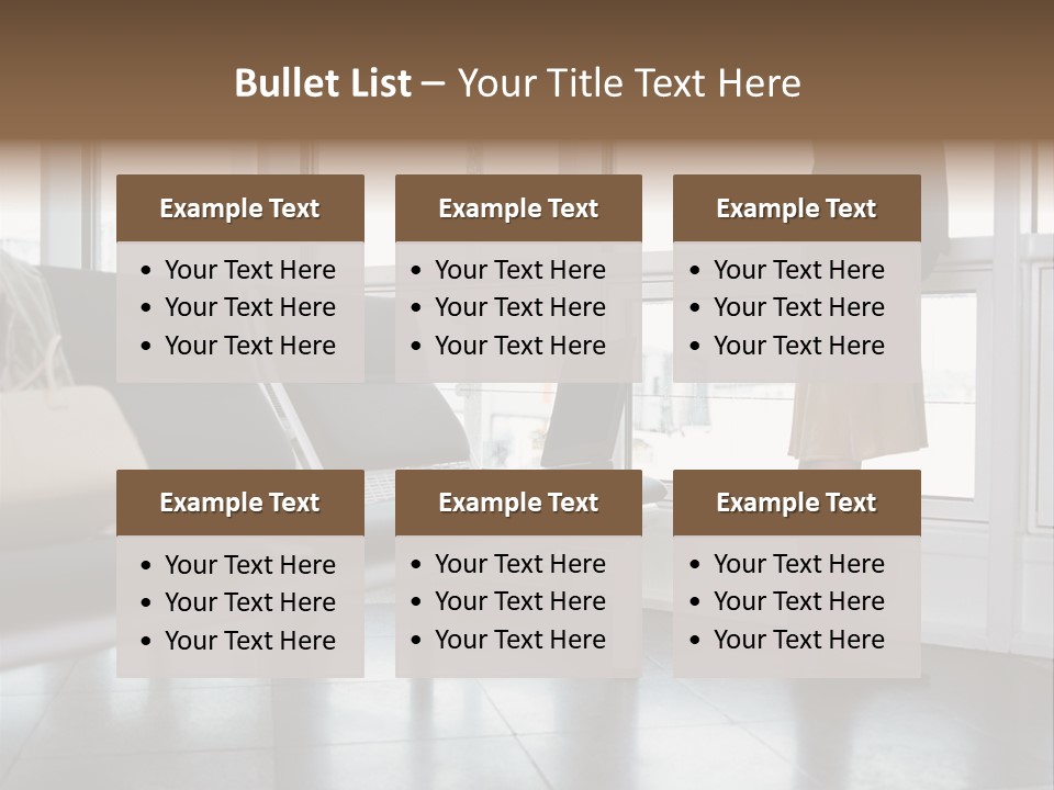 Business People In A Taxi PowerPoint Template