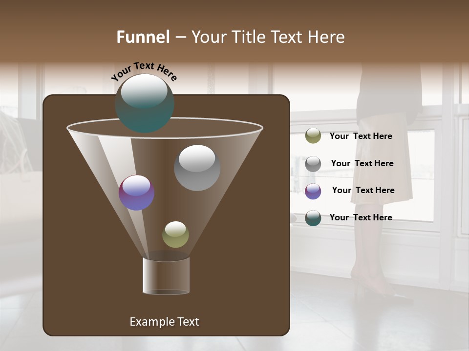 Business People In A Taxi PowerPoint Template