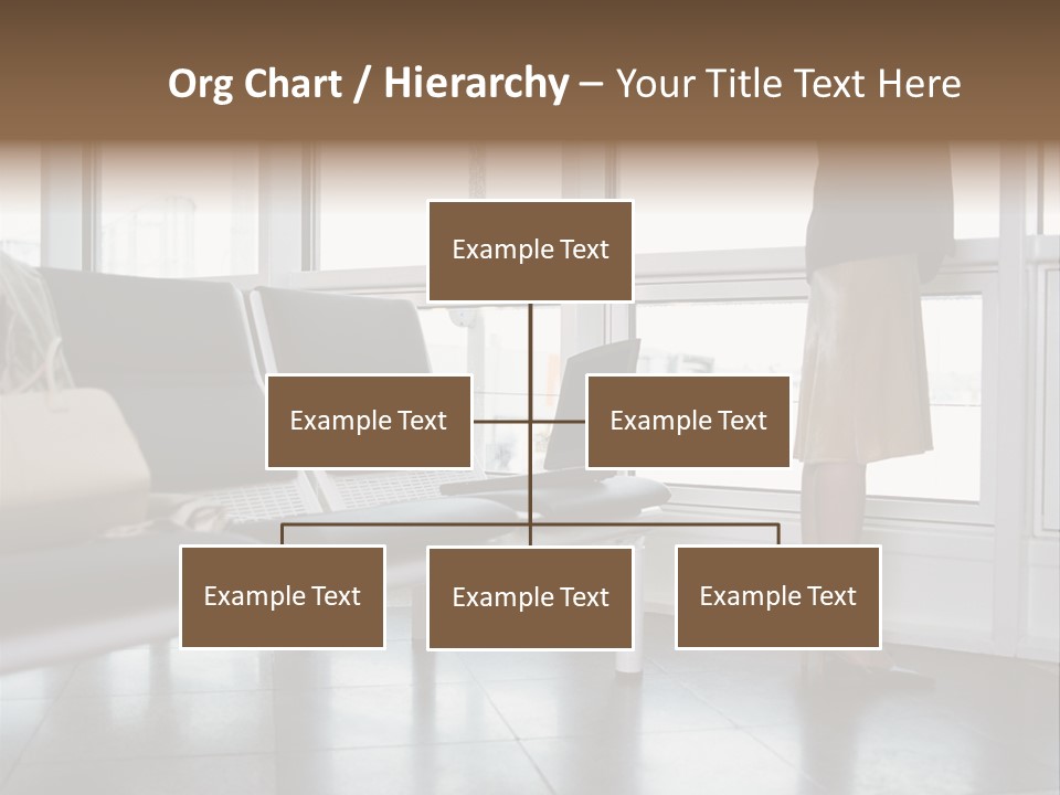 Business People In A Taxi PowerPoint Template