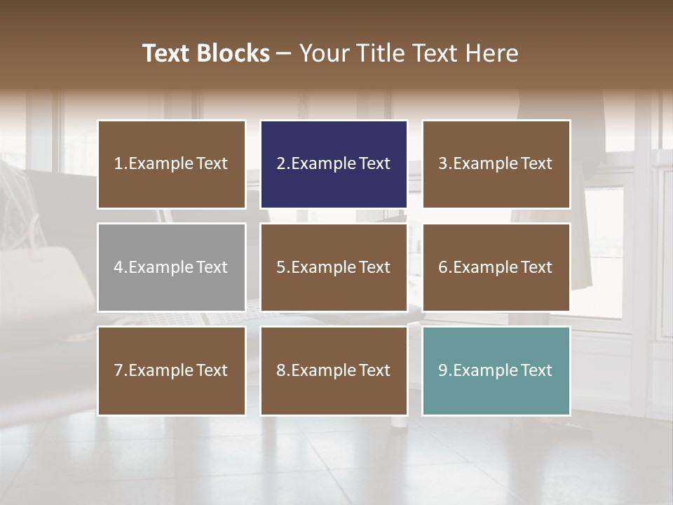 Business People In A Taxi PowerPoint Template