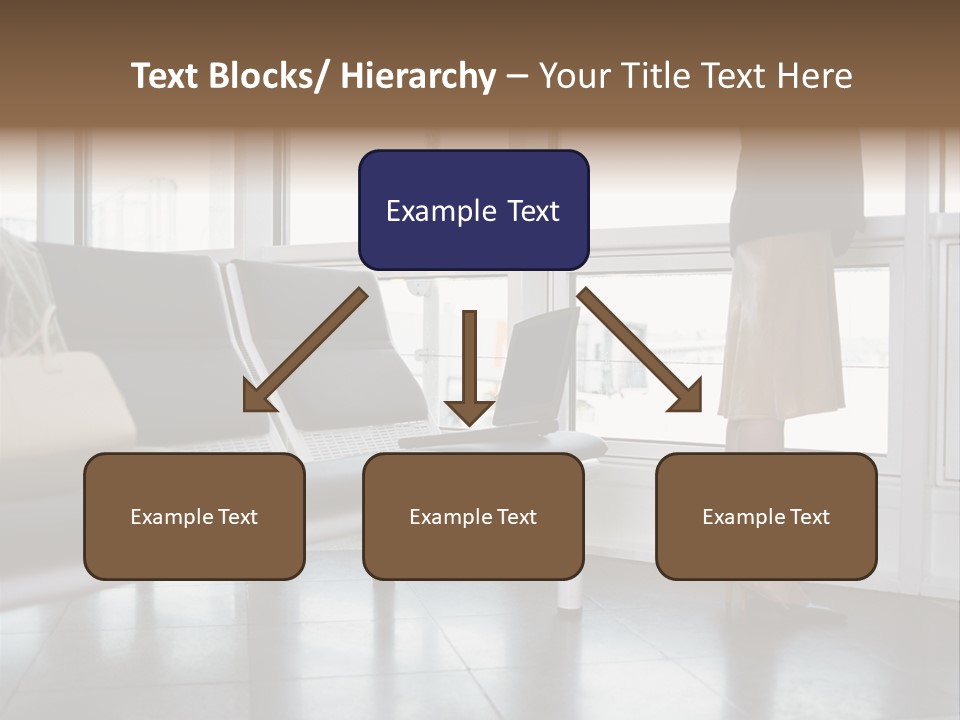 Business People In A Taxi PowerPoint Template