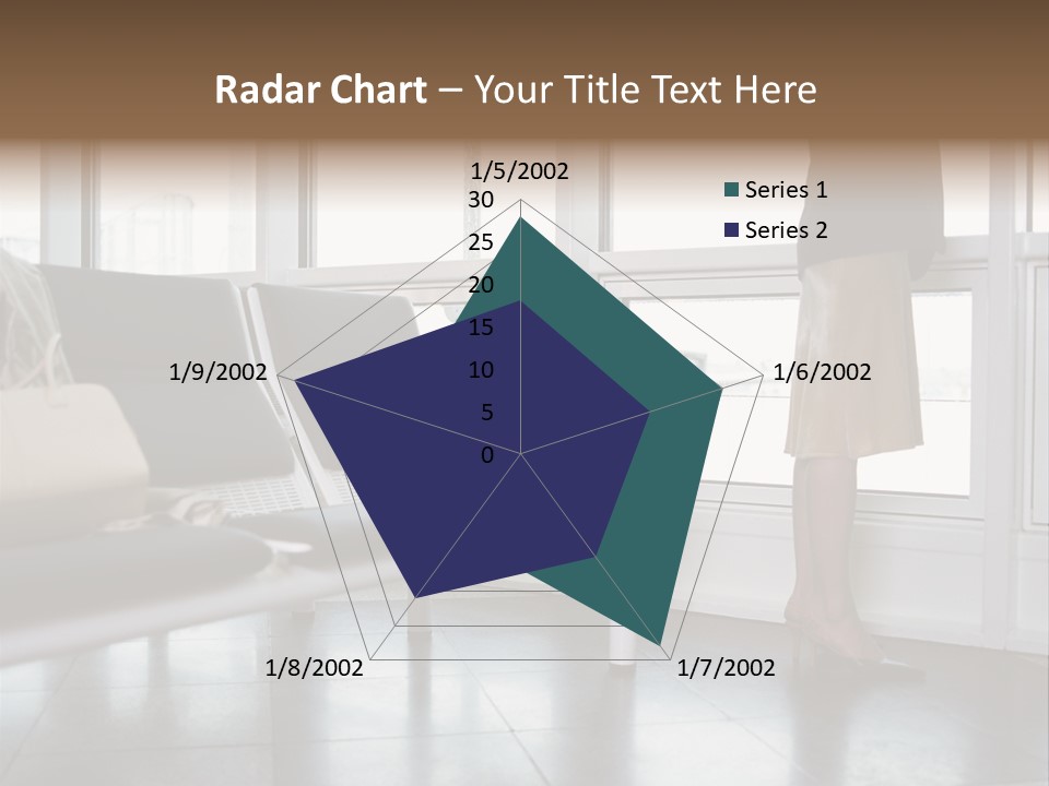Business People In A Taxi PowerPoint Template
