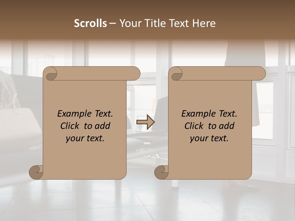 Business People In A Taxi PowerPoint Template