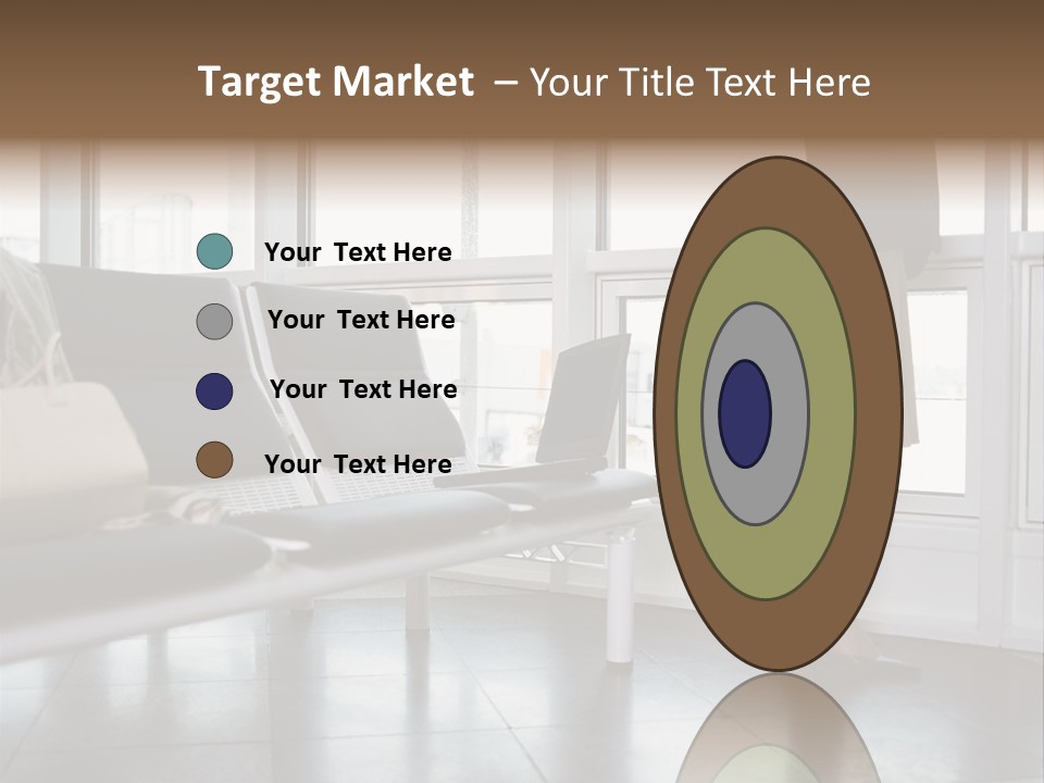 Business People In A Taxi PowerPoint Template