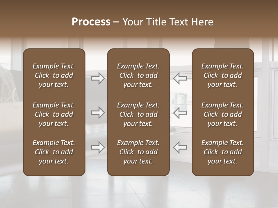 Business People In A Taxi PowerPoint Template