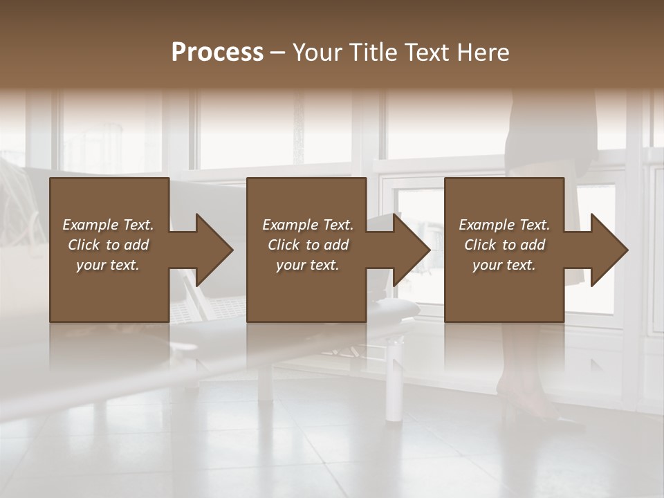 Business People In A Taxi PowerPoint Template