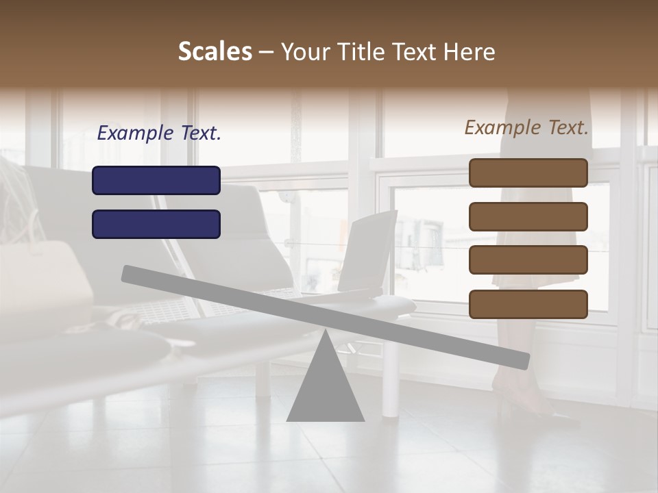 Business People In A Taxi PowerPoint Template