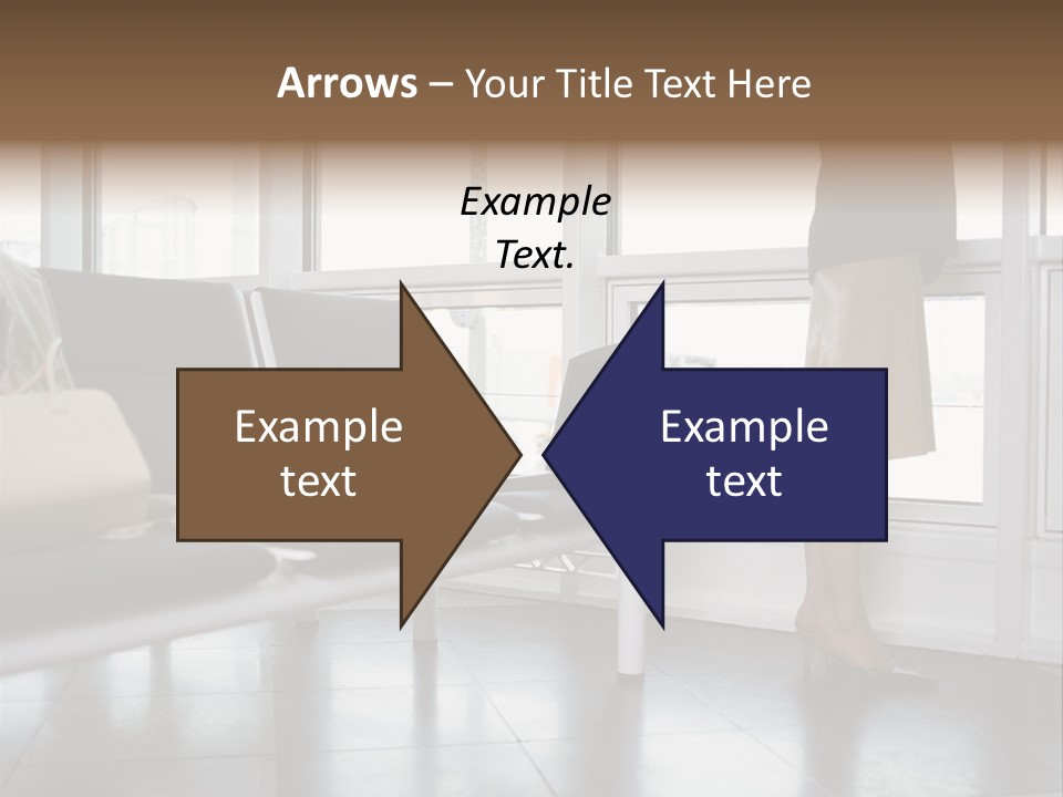 Business People In A Taxi PowerPoint Template