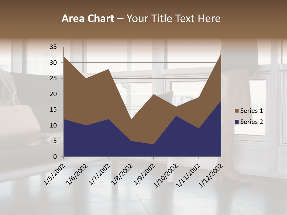 Business People In A Taxi PowerPoint Template