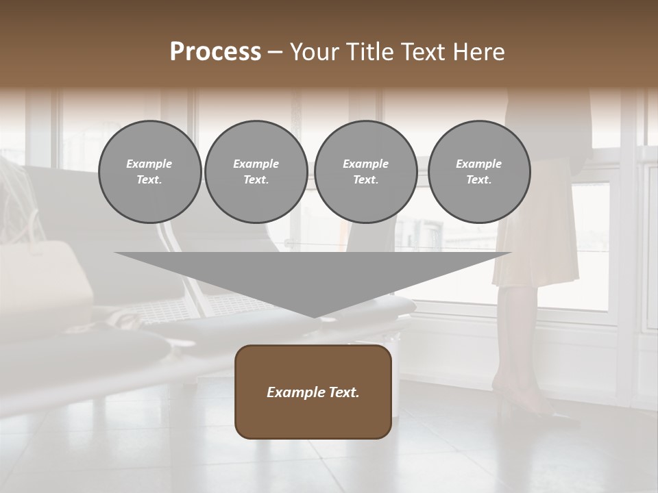 Business People In A Taxi PowerPoint Template