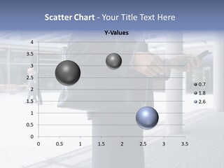 Business People On An Aeroplane PowerPoint Template