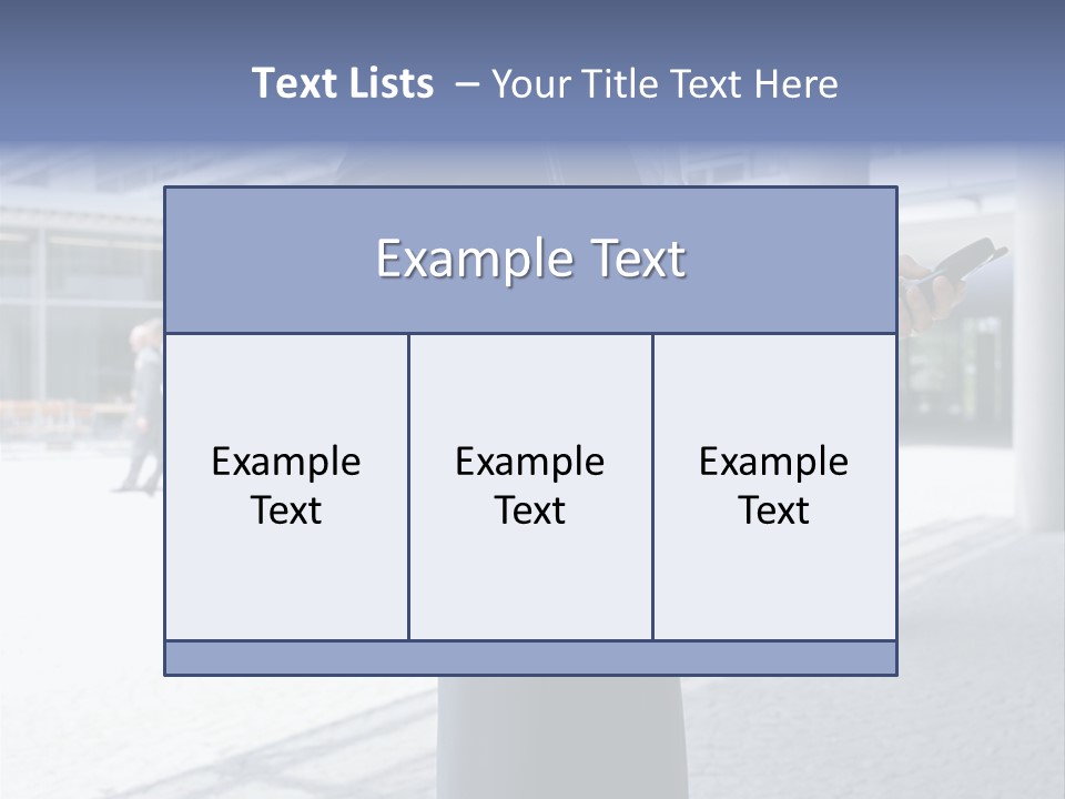 Business People On An Aeroplane PowerPoint Template
