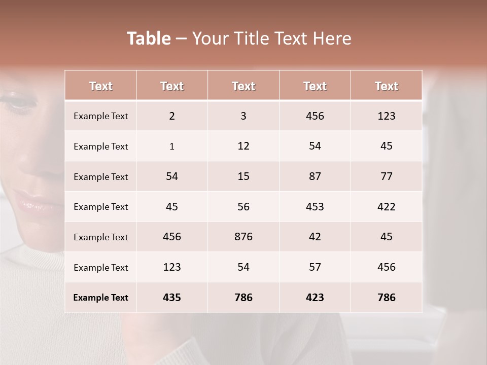 Woman Using Mobile Phone In Departure Lounge PowerPoint Template