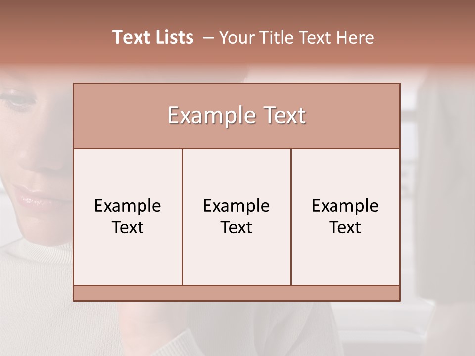Woman Using Mobile Phone In Departure Lounge PowerPoint Template