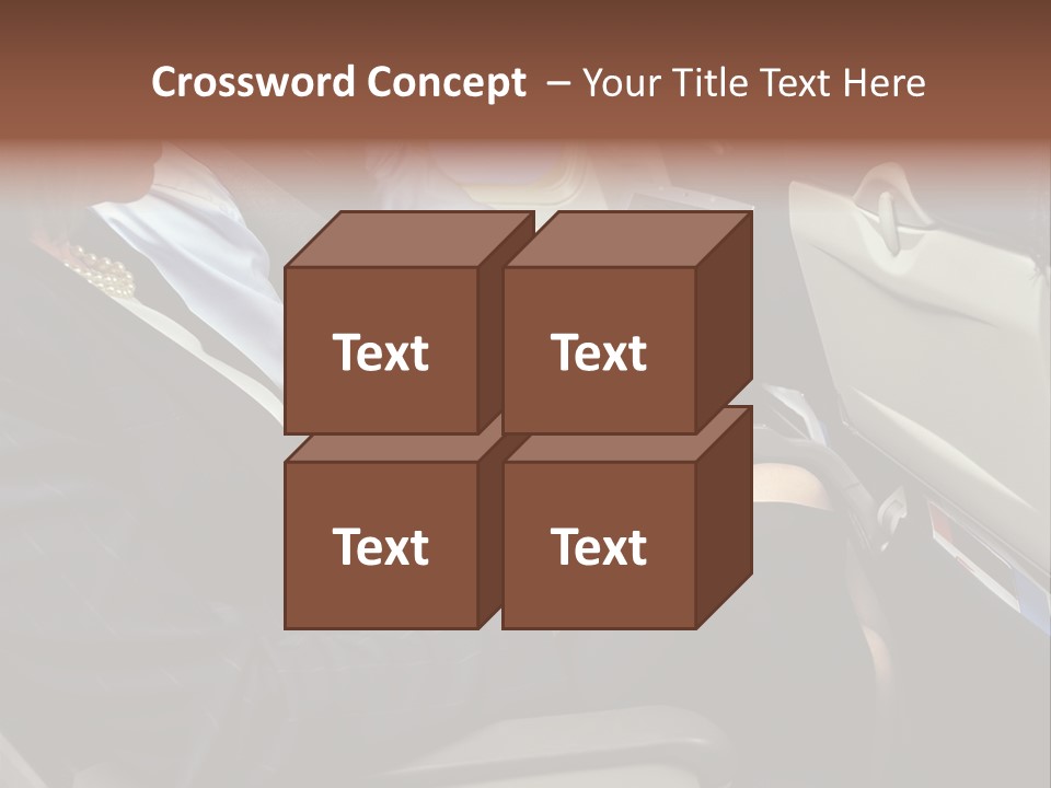 Business People In A Presentation PowerPoint Template