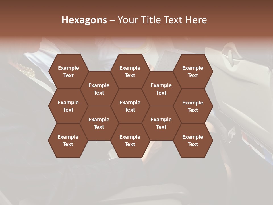 Business People In A Presentation PowerPoint Template