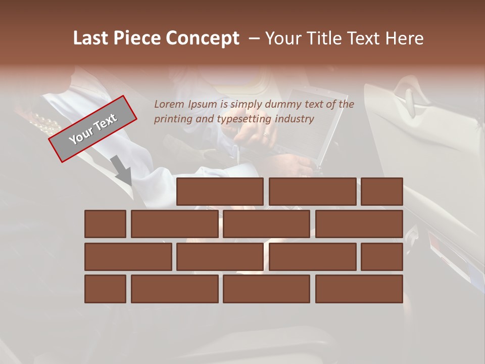 Business People In A Presentation PowerPoint Template