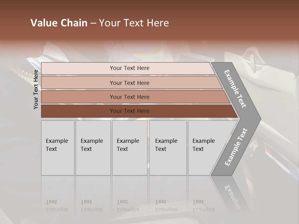 Business People In A Presentation PowerPoint Template