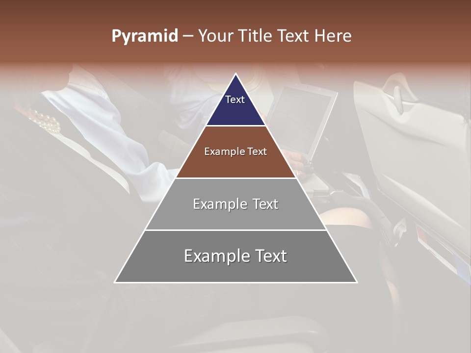 Business People In A Presentation PowerPoint Template