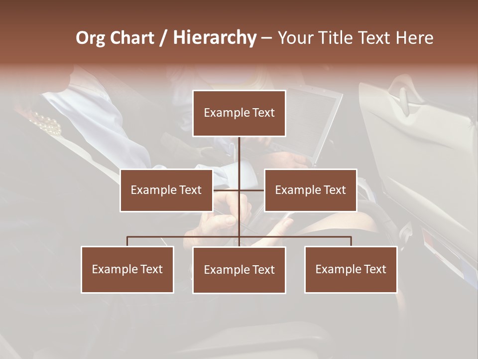 Business People In A Presentation PowerPoint Template