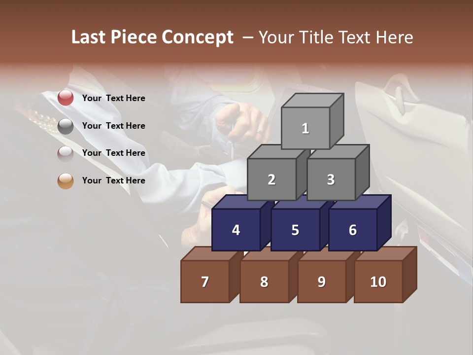 Business People In A Presentation PowerPoint Template