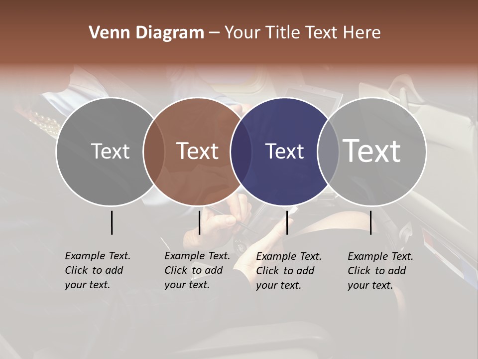 Business People In A Presentation PowerPoint Template
