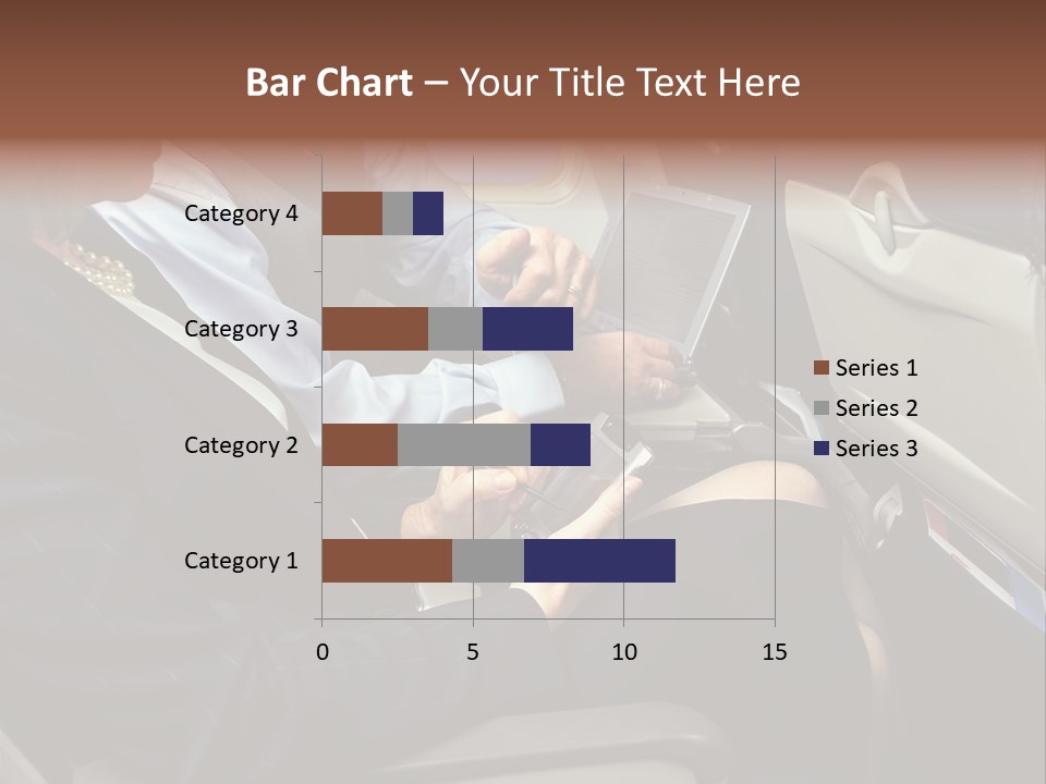 Business People In A Presentation PowerPoint Template