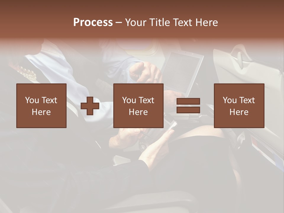 Business People In A Presentation PowerPoint Template
