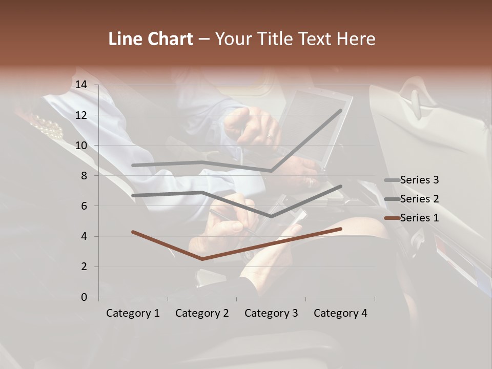 Business People In A Presentation PowerPoint Template