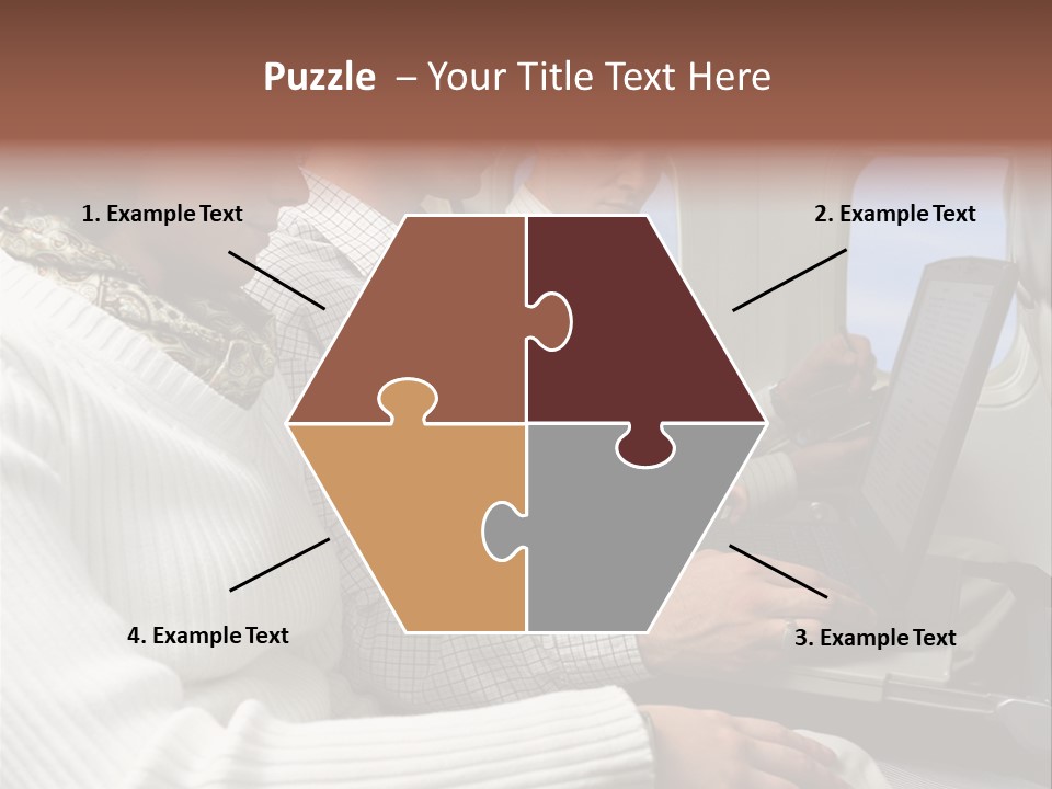 Twopeople Mural Woman PowerPoint Template