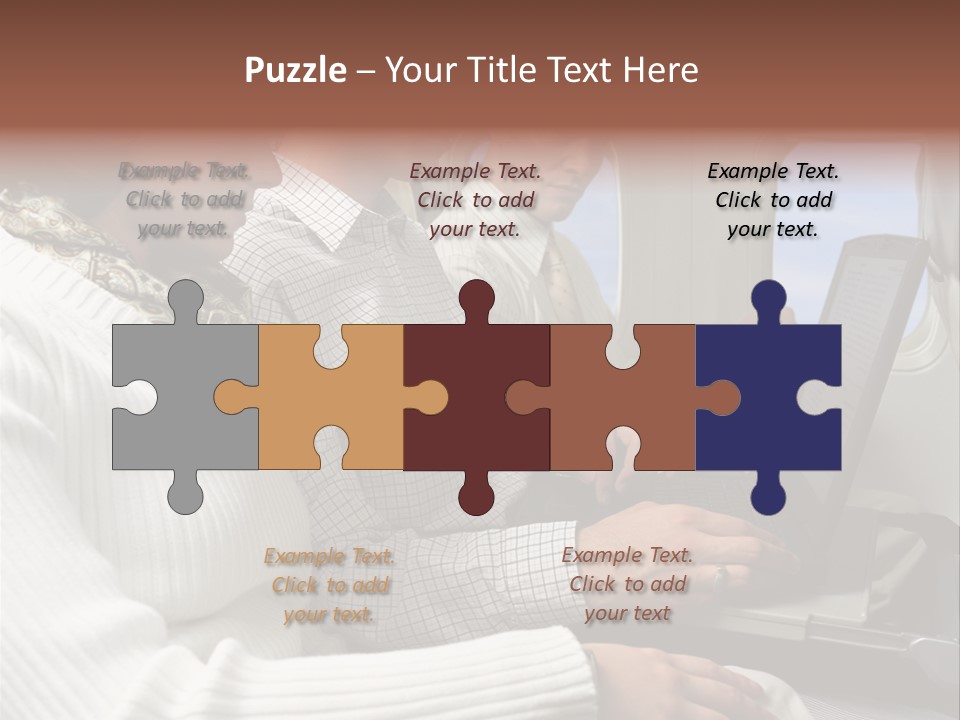 Twopeople Mural Woman PowerPoint Template