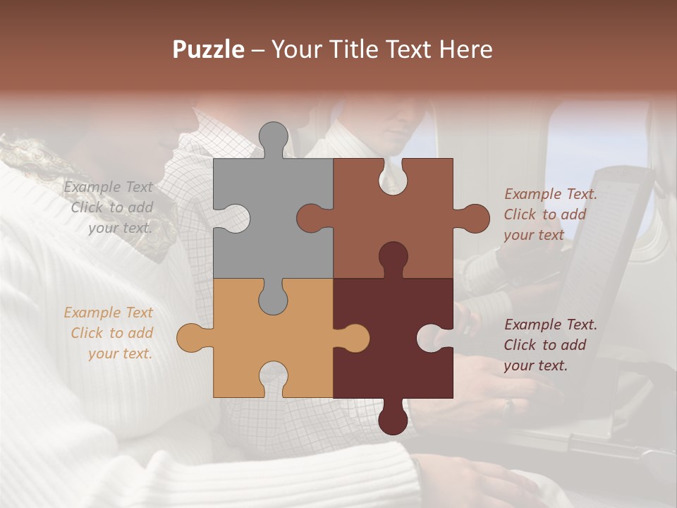 Twopeople Mural Woman PowerPoint Template