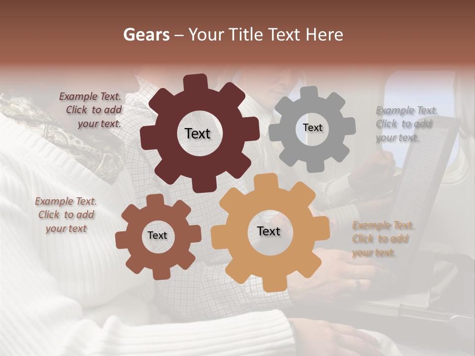 Twopeople Mural Woman PowerPoint Template