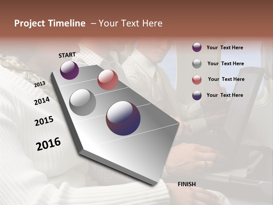 Twopeople Mural Woman PowerPoint Template