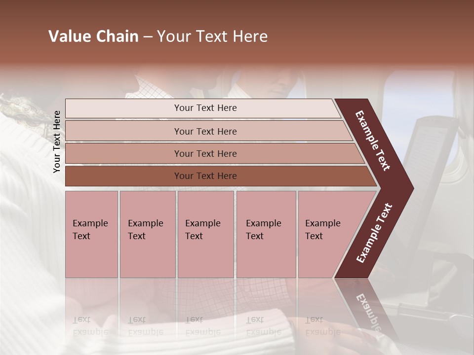 Twopeople Mural Woman PowerPoint Template