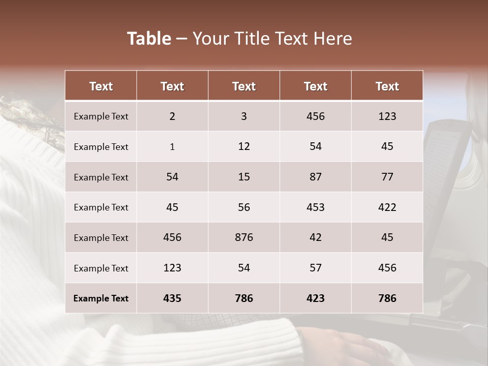 Twopeople Mural Woman PowerPoint Template