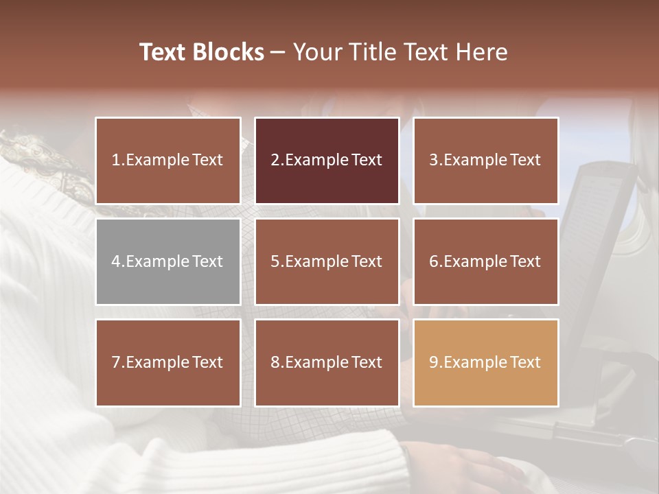 Twopeople Mural Woman PowerPoint Template