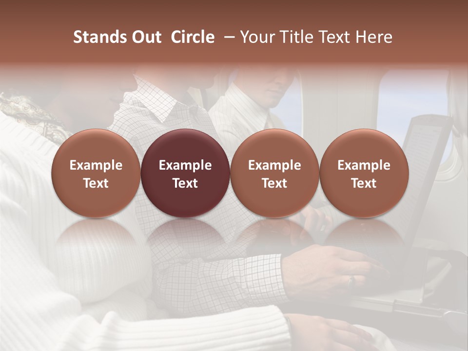 Twopeople Mural Woman PowerPoint Template