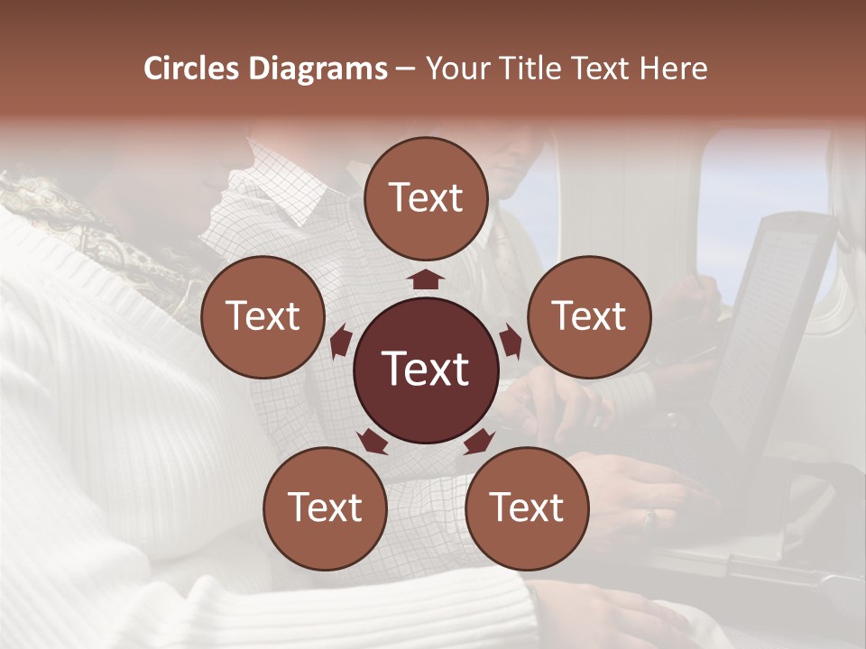 Twopeople Mural Woman PowerPoint Template