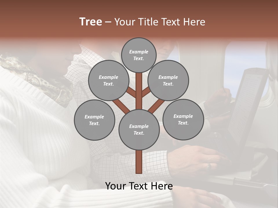 Twopeople Mural Woman PowerPoint Template