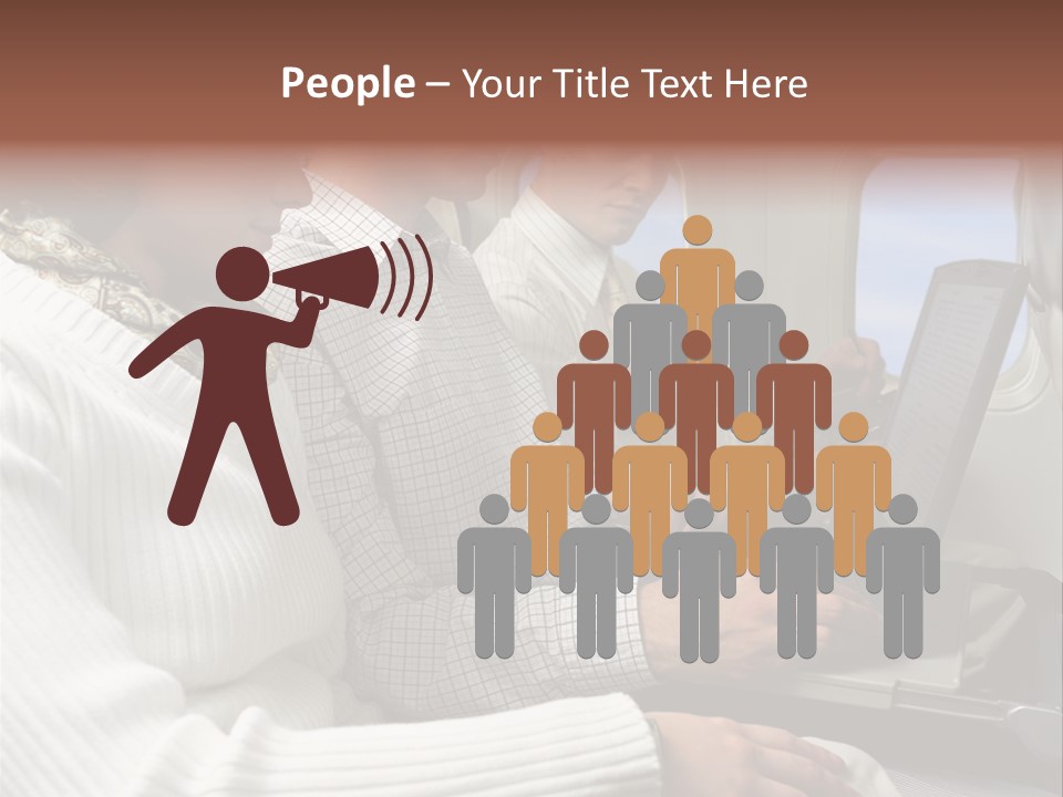 Twopeople Mural Woman PowerPoint Template